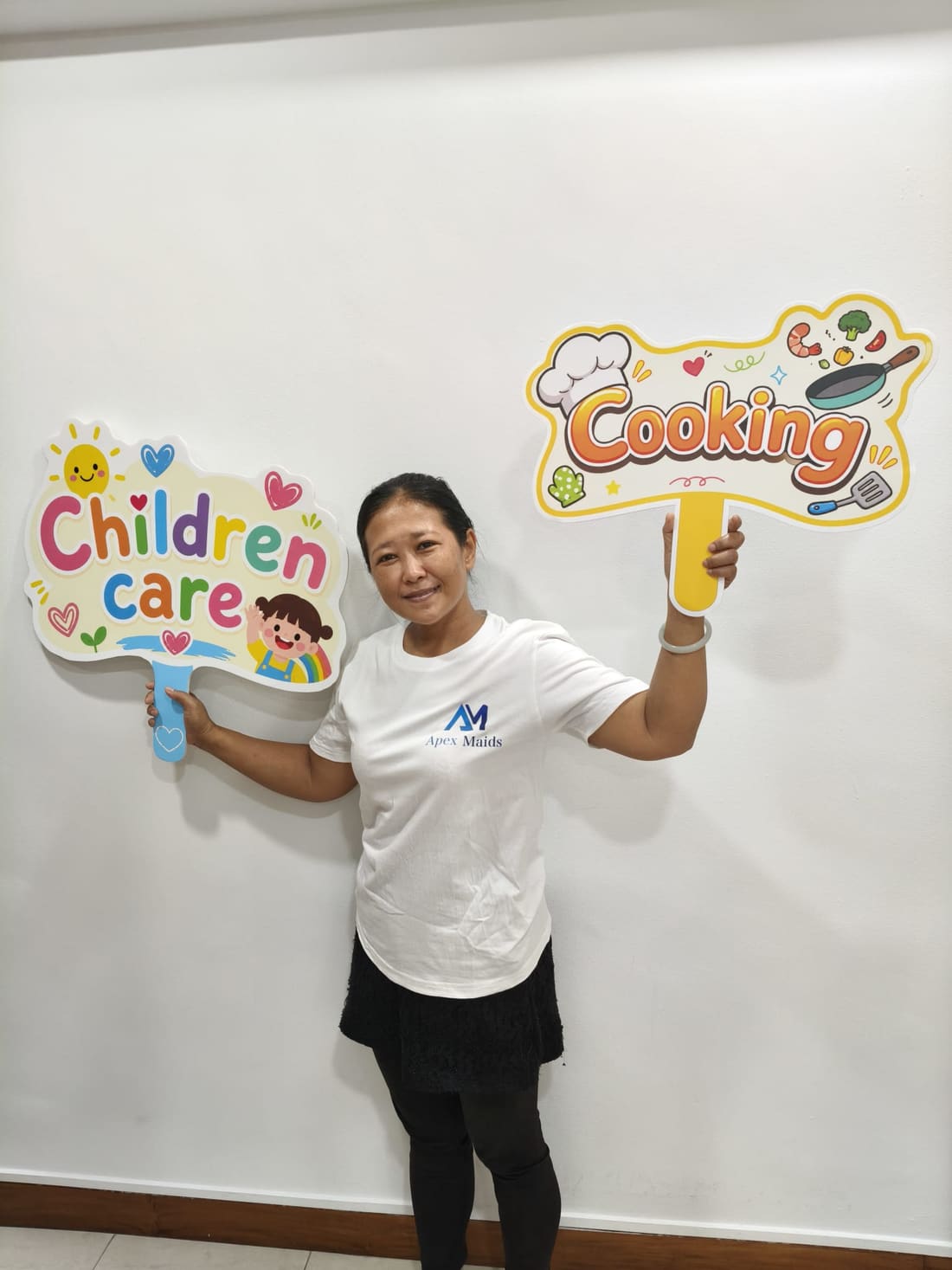 Helper placed for infant and child care